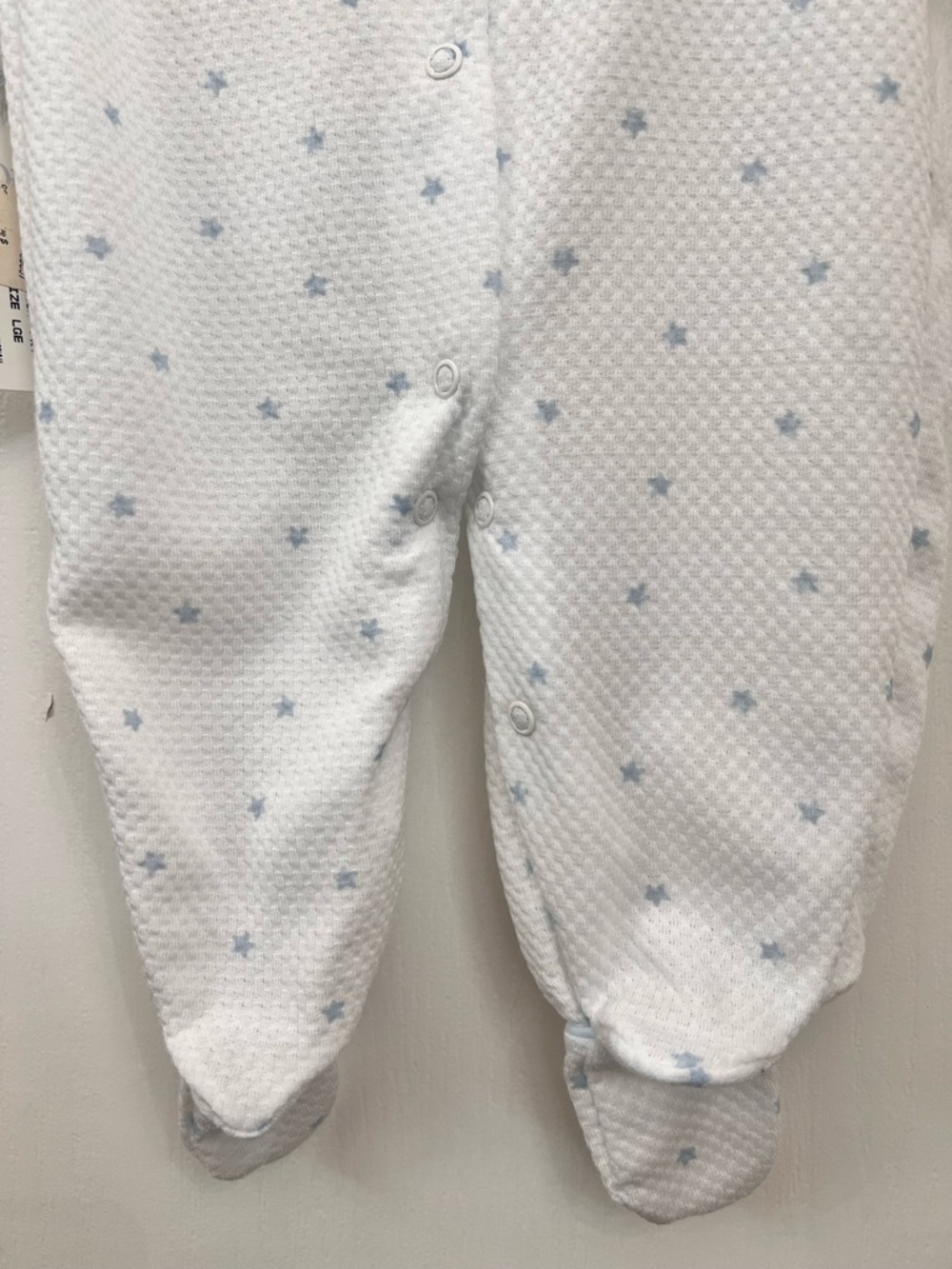 VTG Dior Baby White One-Piece Light Blue Sailboat & Bear & Logo Large 18-23 lbs. - Picture 14 of 15